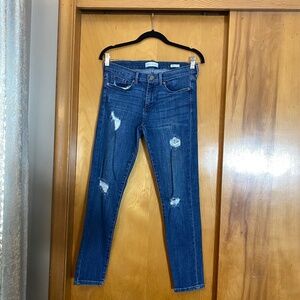 Women’s Banana Republic Medium Wash Skinny Ankle Jeans 28